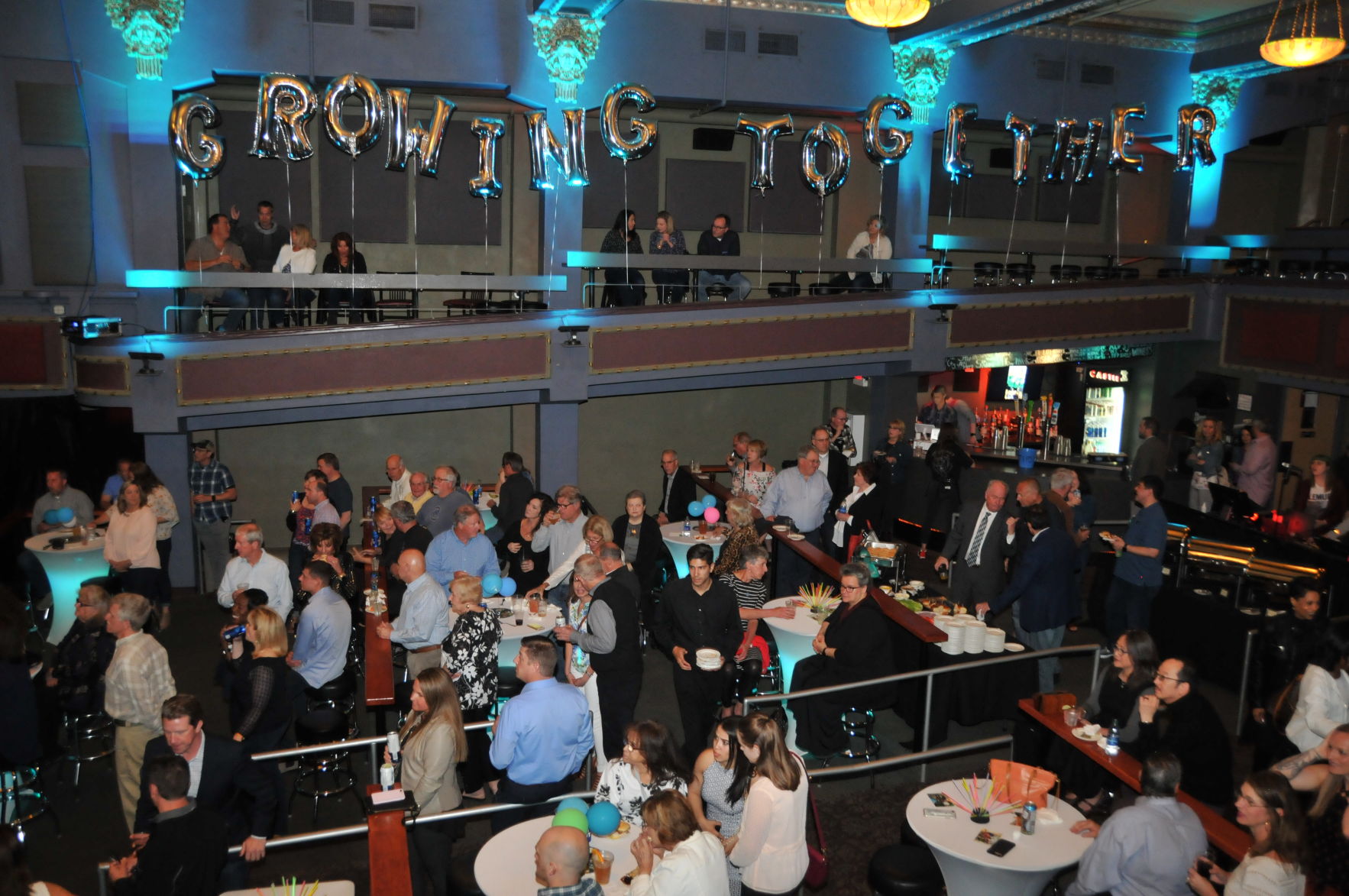 The place was packed